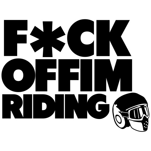 FCK OFF IM Riding - Men's Premium T-Shirt