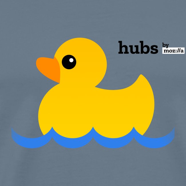 Hubs Duck - Wordmark and Water