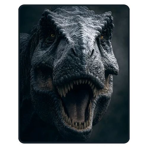 T Rex Cinematic Close-Up Design - Men's Premium T-Shirt