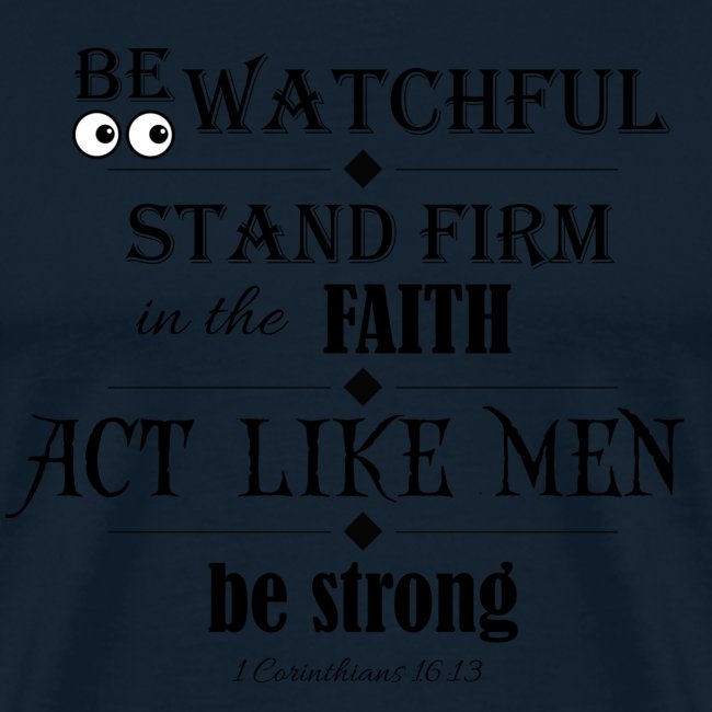 1 Corinthians 16:13