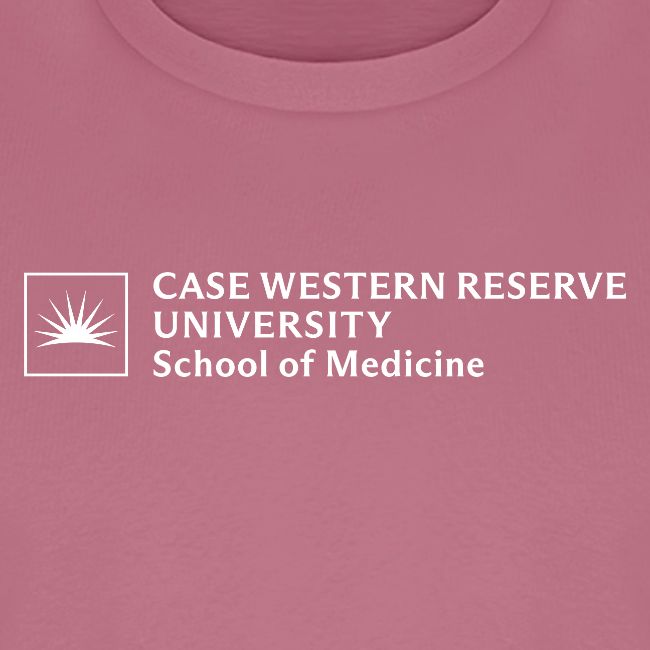 SOM Two Line Horizontal Primary Logo CWRU WHITE 1