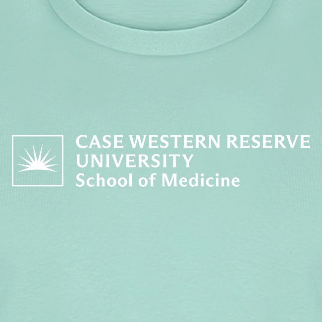 SOM Two Line Horizontal Primary Logo CWRU WHITE 1