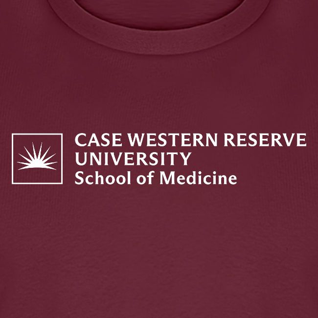 SOM Two Line Horizontal Primary Logo CWRU WHITE 1