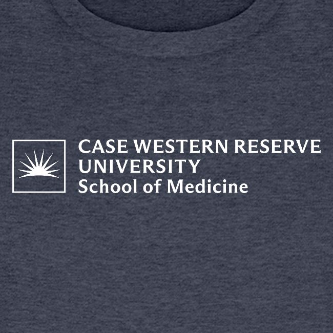 SOM Two Line Horizontal Primary Logo CWRU WHITE 1