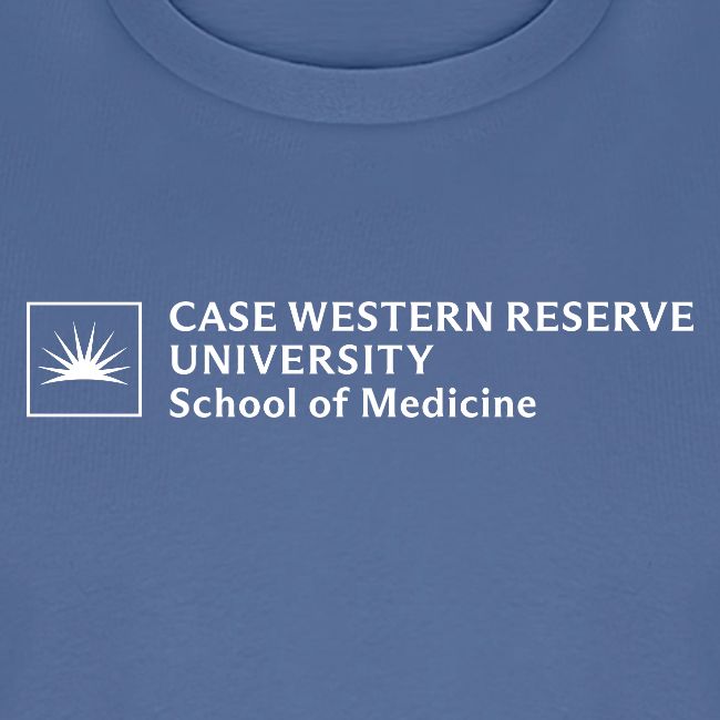 SOM Two Line Horizontal Primary Logo CWRU WHITE 1