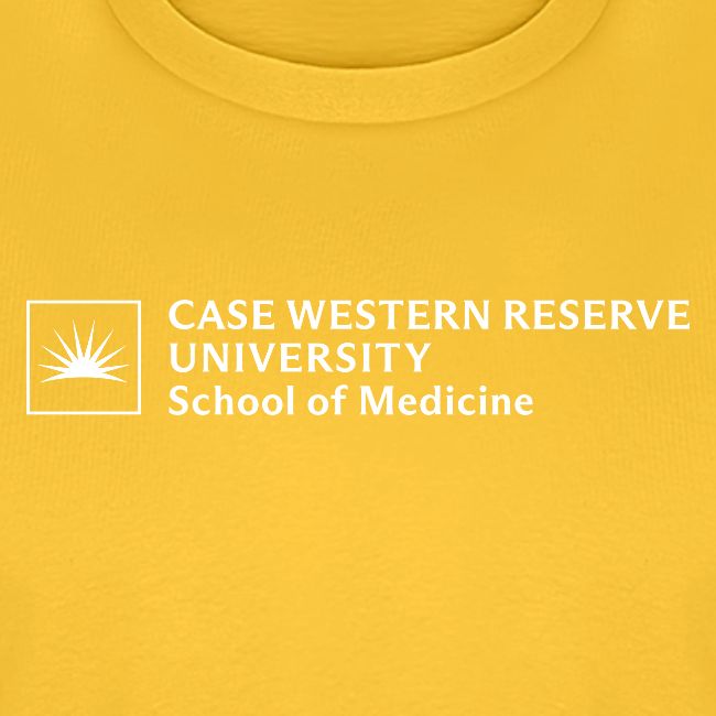SOM Two Line Horizontal Primary Logo CWRU WHITE 1