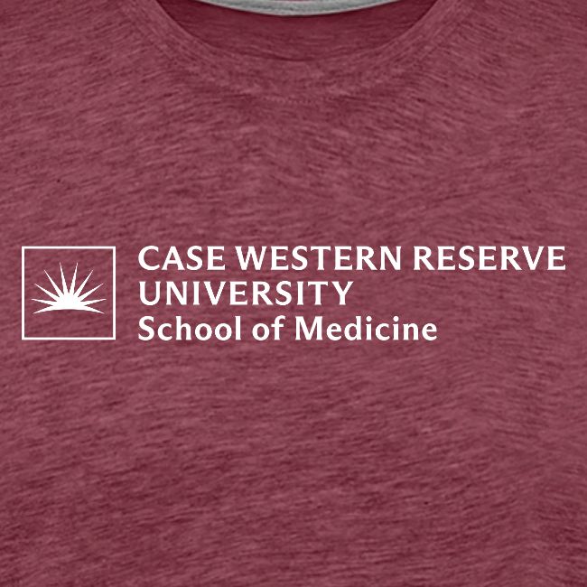 SOM Two Line Horizontal Primary Logo CWRU WHITE 1