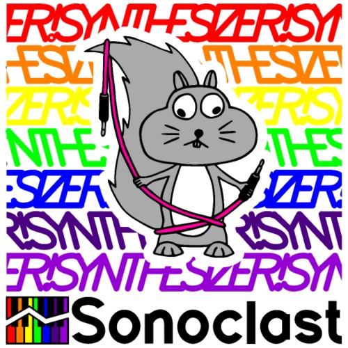 Sonoclast Synthesizer! Squirrel - Men's Premium T-Shirt