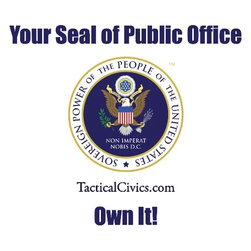 Your Seal of Public Office Own It - Men's Premium T-Shirt