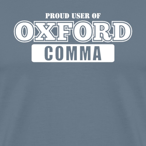 Oxford Comma - Men's Premium T-Shirt