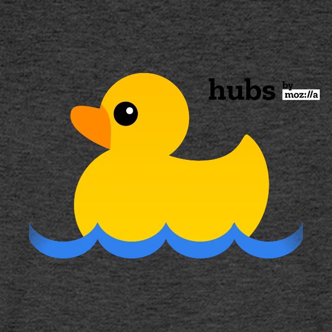 Hubs Duck - Wordmark and Water