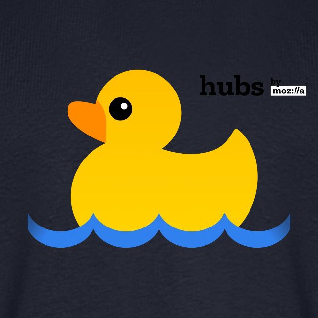 Hubs Duck - Wordmark and Water