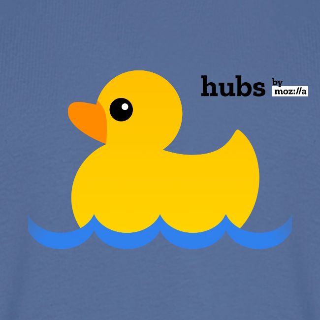 Hubs Duck - Wordmark and Water