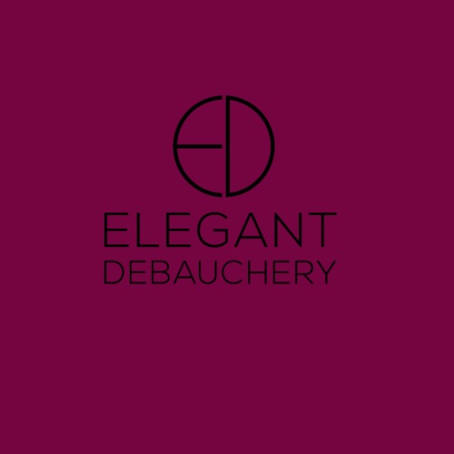 Elegant Debauchery Logo Stacked - Men's Premium T-Shirt
