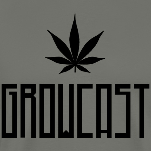 Growcast Podcast, No Subtitle - Men's Premium T-Shirt