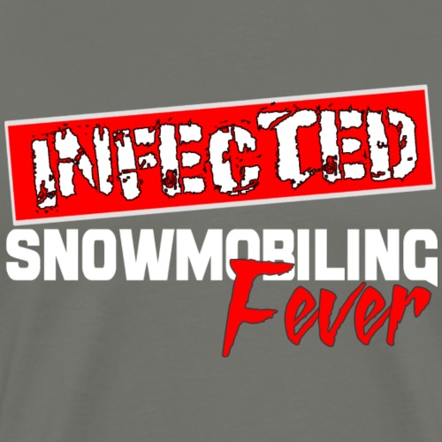 Infected Snowmobiling Fever - Men's Premium T-Shirt