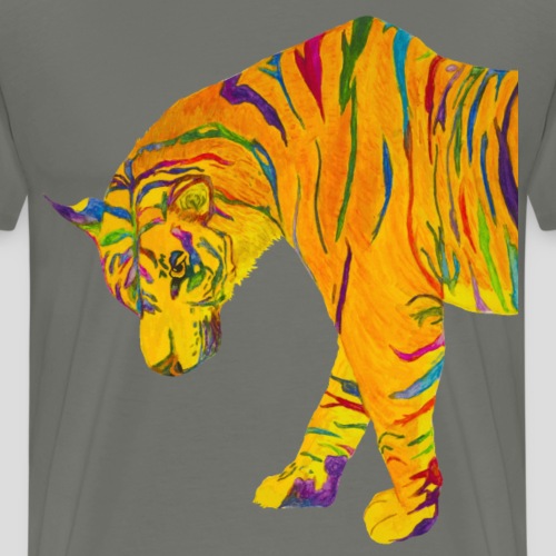 contemplative tiger - Men's Premium T-Shirt