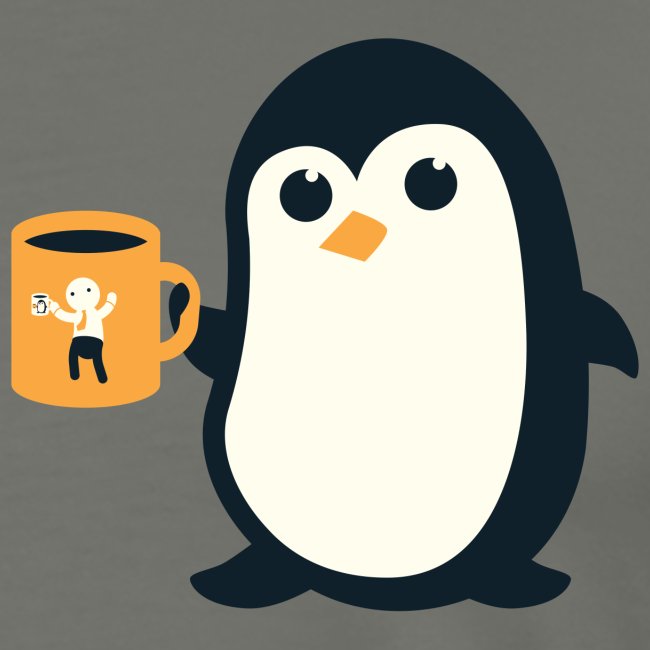 Cute Penguin Coffee