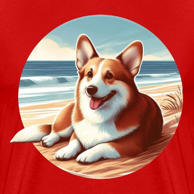 Cute Welsh Corgi Drawing