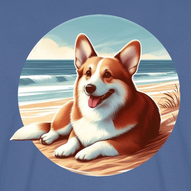 Cute Welsh Corgi Drawing