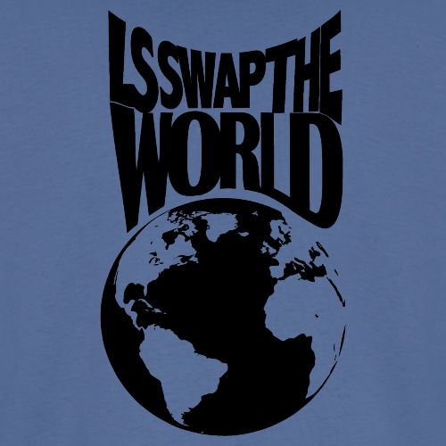 LS Swap the World (Front & Back) - Men's Premium T-Shirt