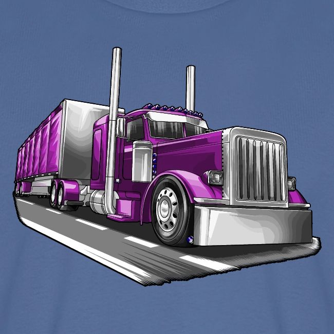 Tracktor Trailer Semi Truck Big Rig