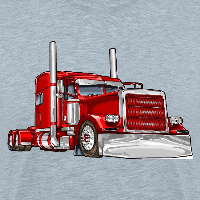 Classic Truck Big Rig 18 Wheeler