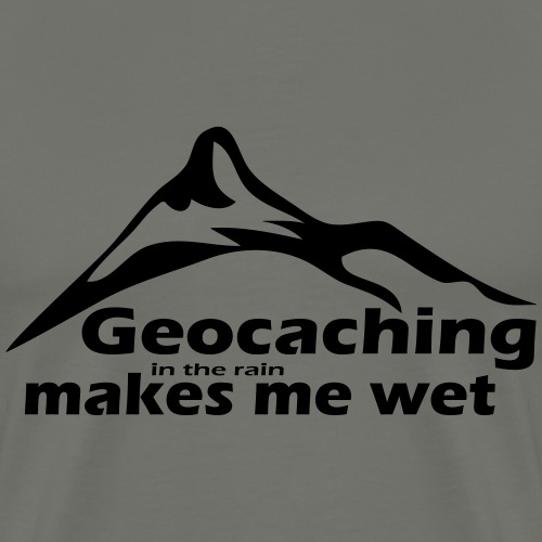 Wet Geocaching - Men's Premium T-Shirt