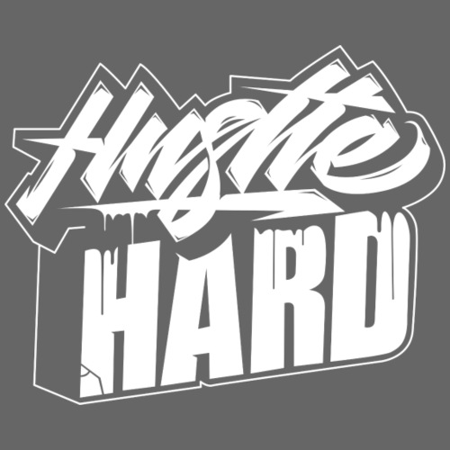 HUSTLE HARD LOGO - Men's Premium T-Shirt