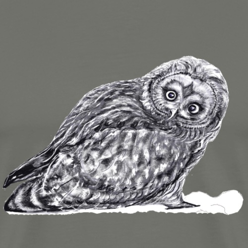 Owl snow - Men's Premium T-Shirt