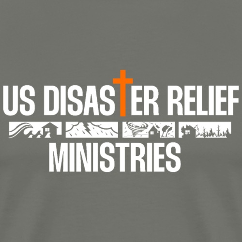 US Disaster Relief Ministries White Long 2 - Men's Premium T-Shirt