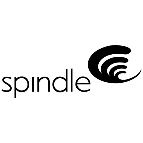 Spindle Logo Blk - Men's Premium T-Shirt