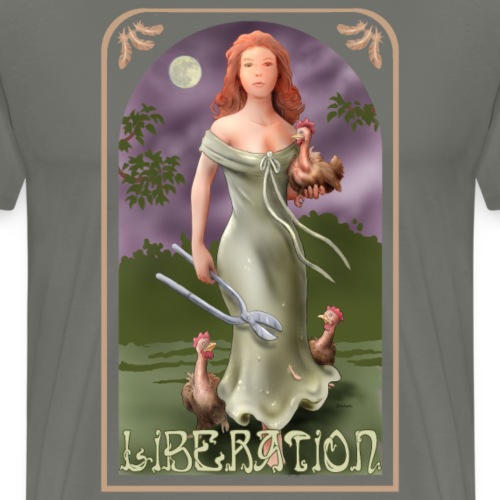 Art Nouveg - Animal Liberation - Men's Premium T-Shirt