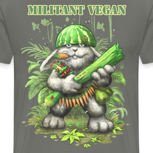 Militant Vegan - Men's Premium T-Shirt