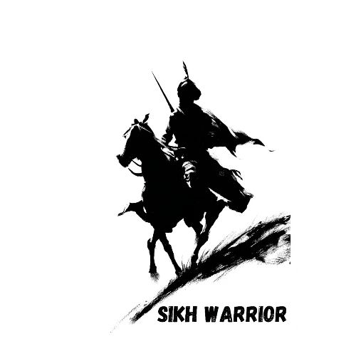 Sikh Warrior, Shadow Traditional Warrior - Men's Premium T-Shirt
