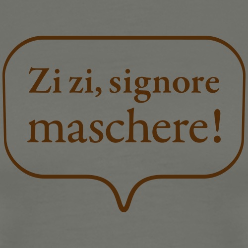 Don Giovanni: Zi zi, signore maschere! (bubble) - Men's Premium T-Shirt