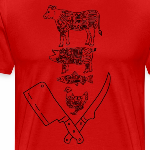 Butchery- Black - Men's Premium T-Shirt