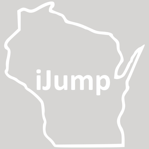 Wisconsin - iJump - Men's Premium T-Shirt