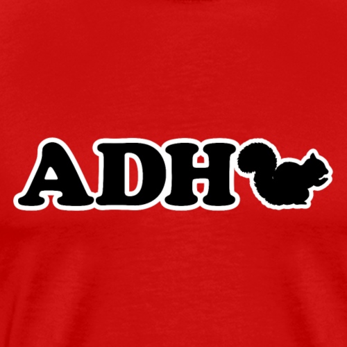 Funny ADHD Squirrel - Men's Premium T-Shirt