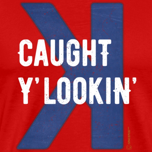 Baseball Fan ⚾ Batter Struck-Out-Looking Reverse K - Men's Premium T-Shirt