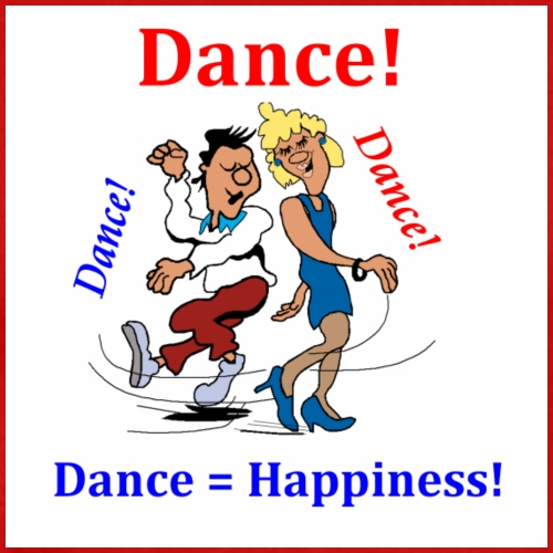 Dance Dance Dance = Happiness - Men's Premium T-Shirt