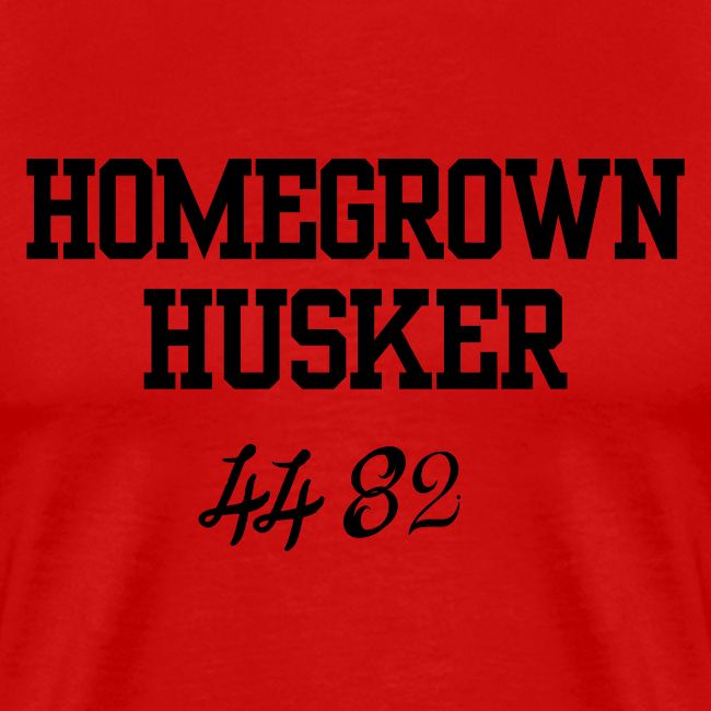 Homegrown Husker - Luke 44 & Eric 82 (Black)
