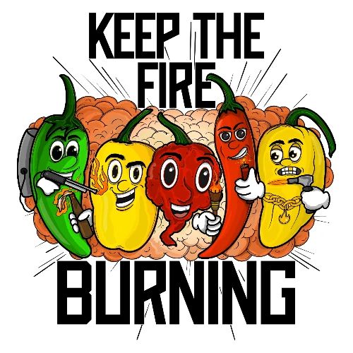 keep the fire burning - Men's Premium T-Shirt