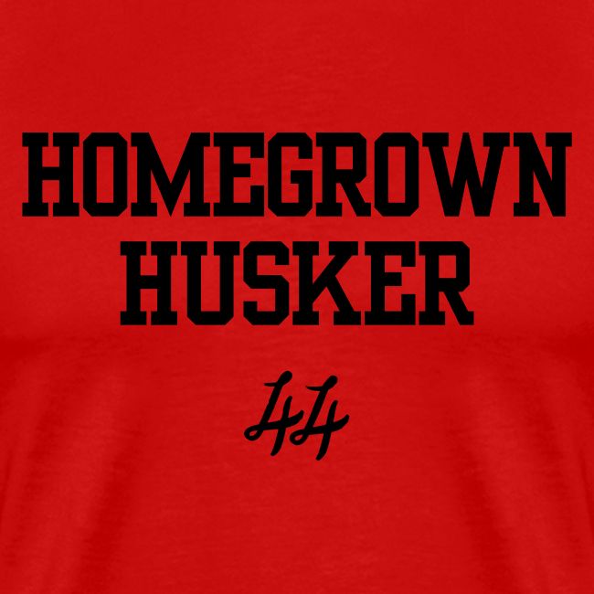 Homegrown Husker - Luke 44 (Black)