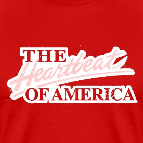 The Heartbeat of America - Men's Premium T-Shirt