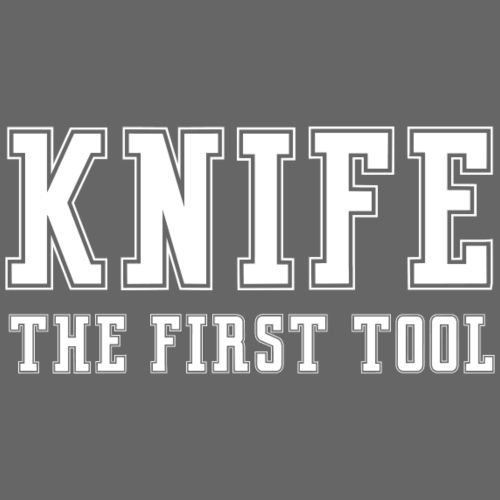 Knife The First Tool - Men's Premium T-Shirt