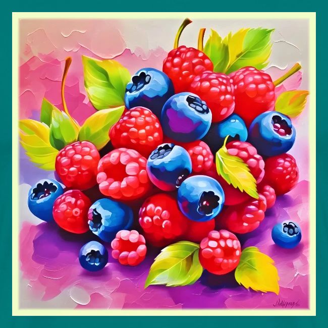 Colorful Berry Feast