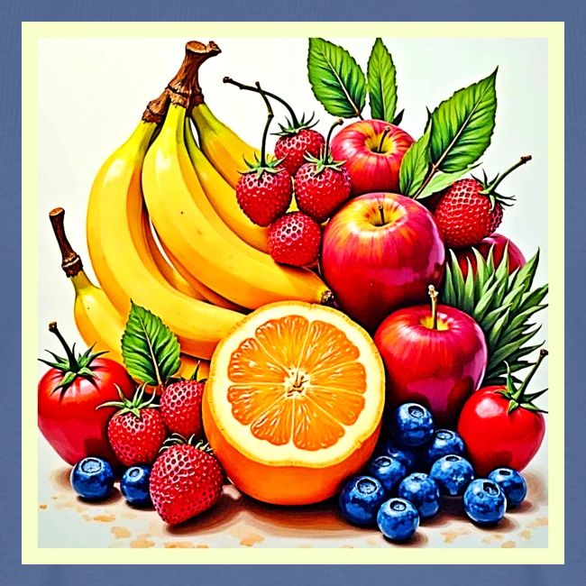Vibrant Fresh Fruit Delight Design