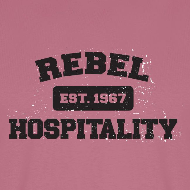 REBEL HOSPITALITY t shirt graphic