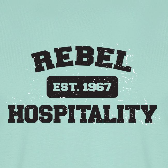 REBEL HOSPITALITY t shirt graphic